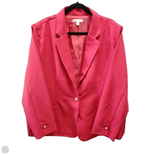 Blazer By Cato In Red, Size: 3x