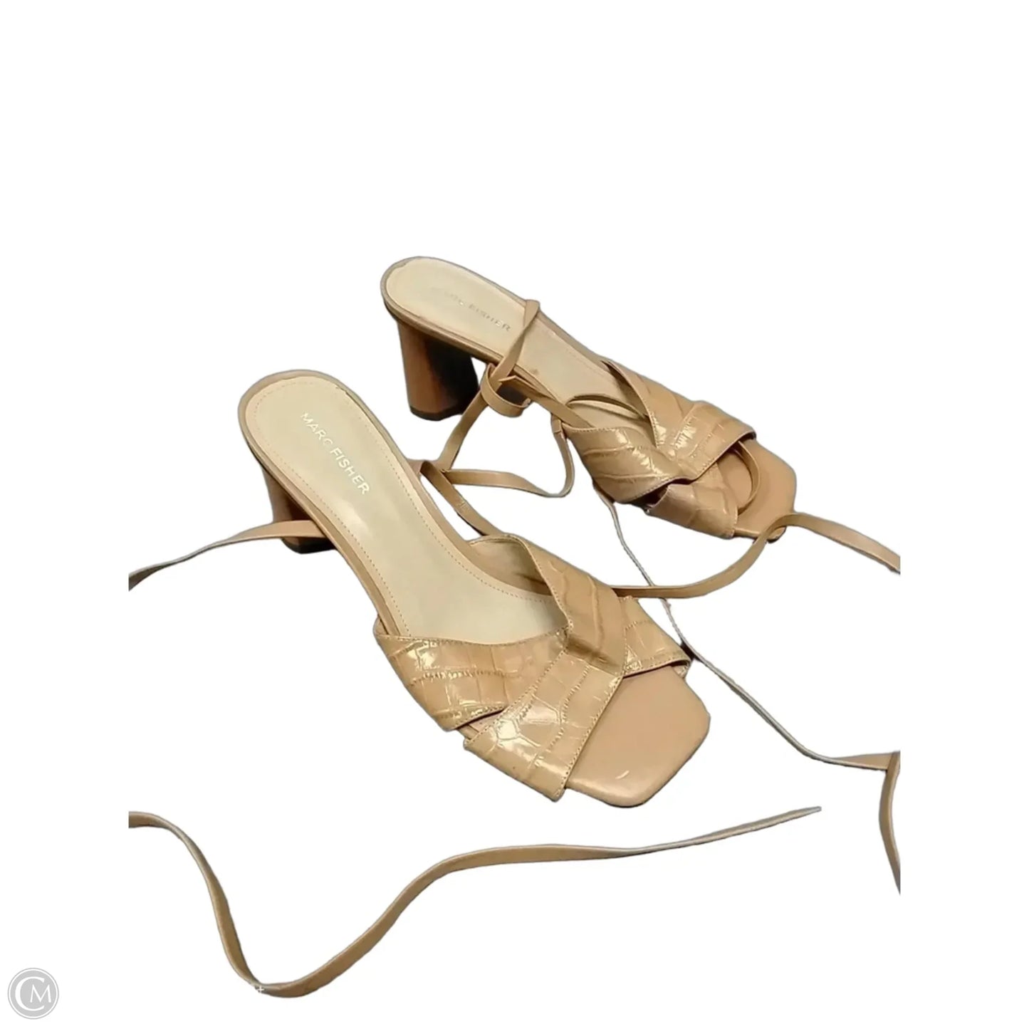 Shoes Heels Block By Marc Fisher In Brown, Size: 10