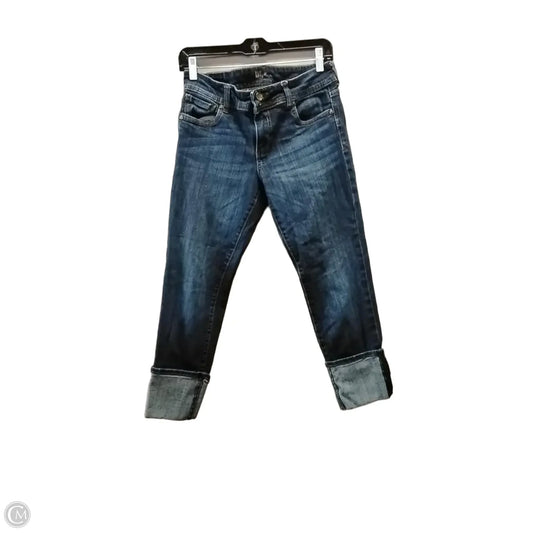 Jeans Cropped By Kut In Blue, Size: 4