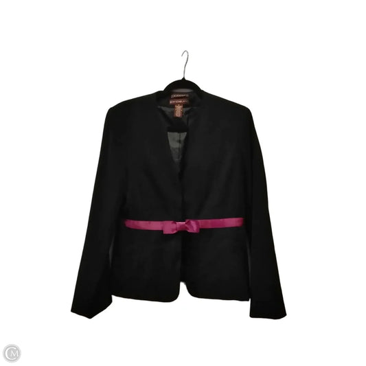 Blazer By Bandolino In Black & Pink, Size: 6