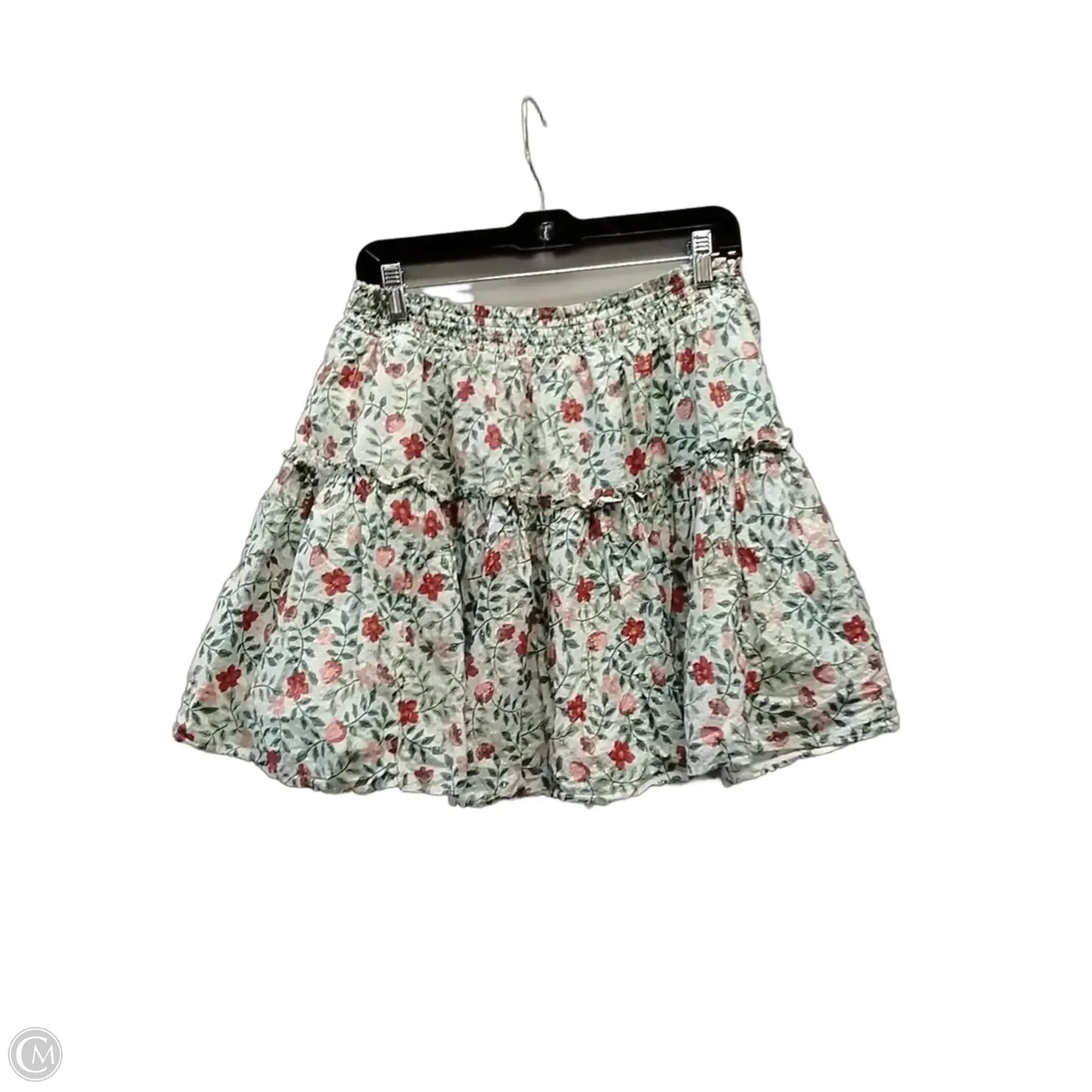 Skirt Mini & Short By Draper James In Floral Print, Size: Xl