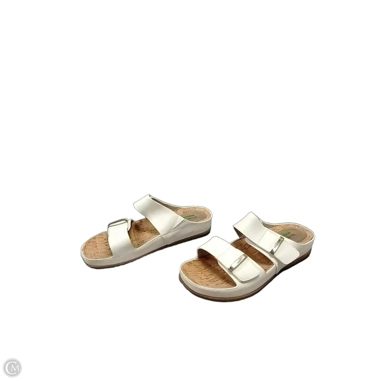 Sandals Flats By Bare Traps In White, Size: 6.5