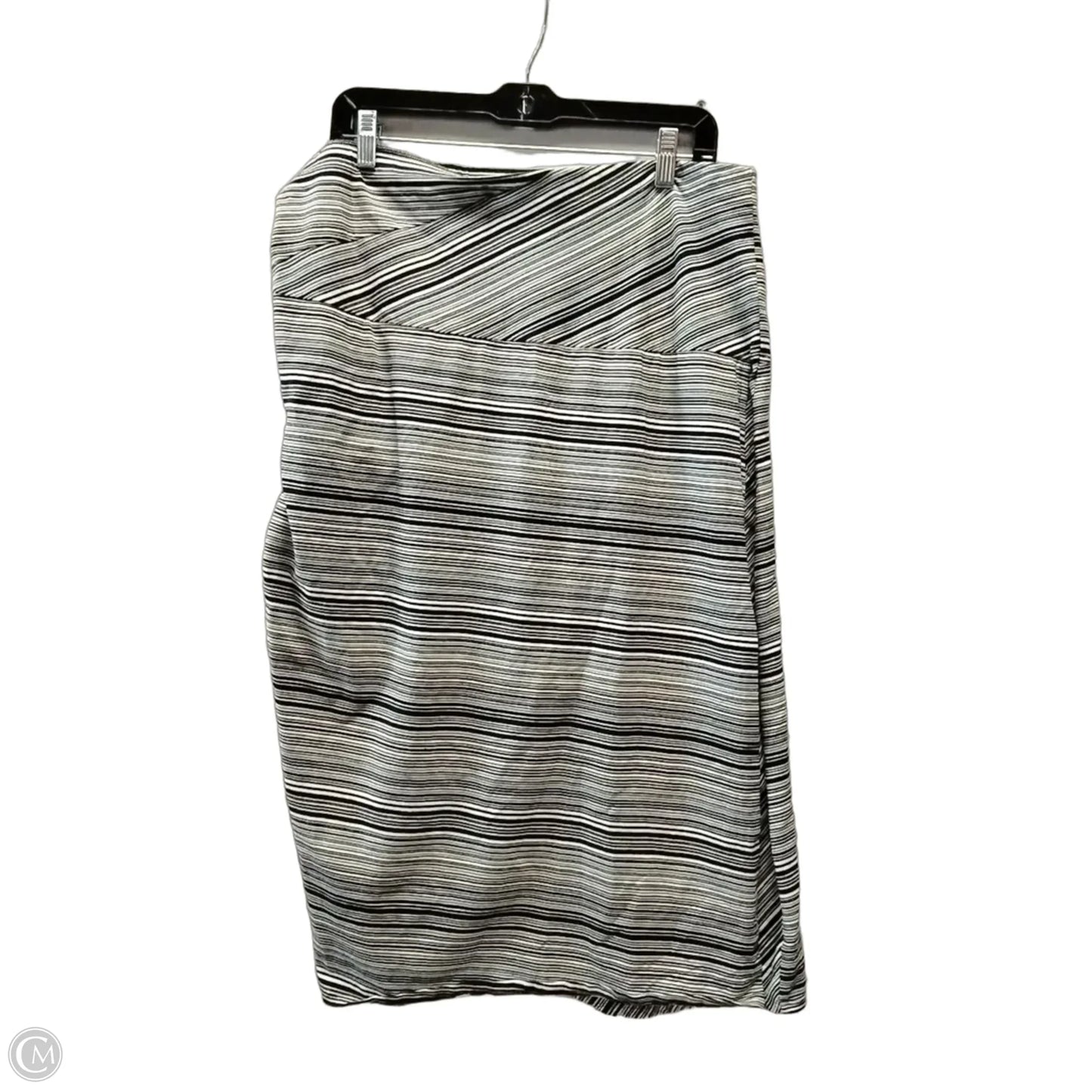 Skirt Maxi By J. Jill In Striped Pattern, Size: L
