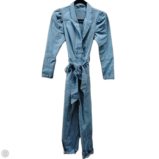 Jumpsuit By Zara In Blue, Size: Xs