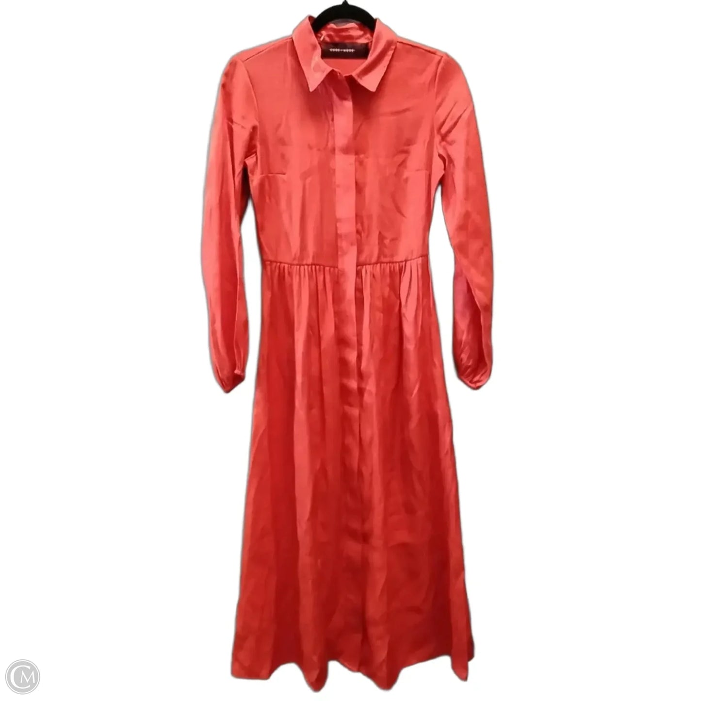 Dress Casual Maxi By Clothes Mentor In Orange, Size: 2