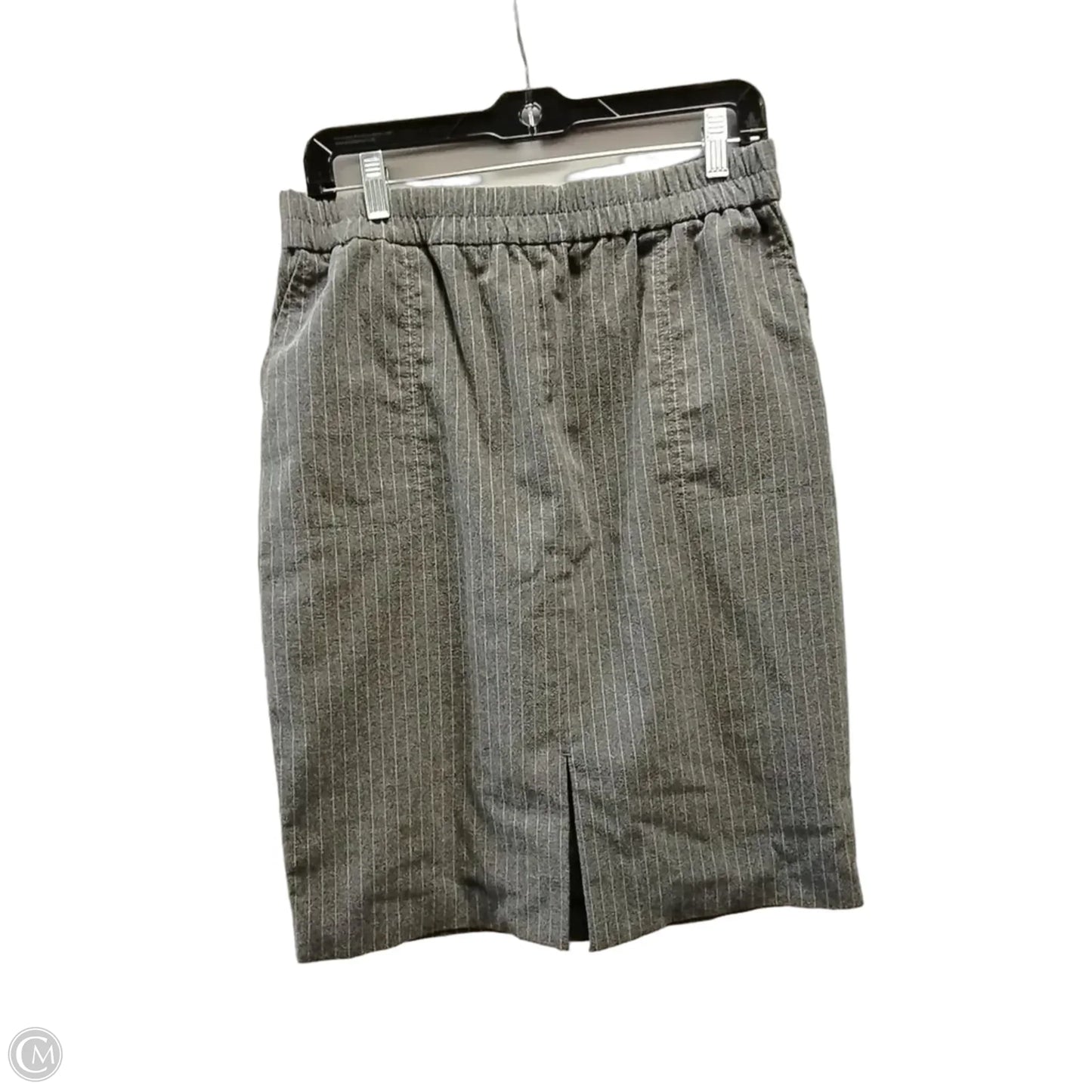 Skirt Mini & Short By Loft In Striped Pattern, Size: M