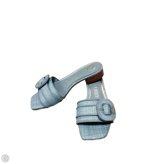 Sandals Flats By Sam And Libby In Blue, Size: 6