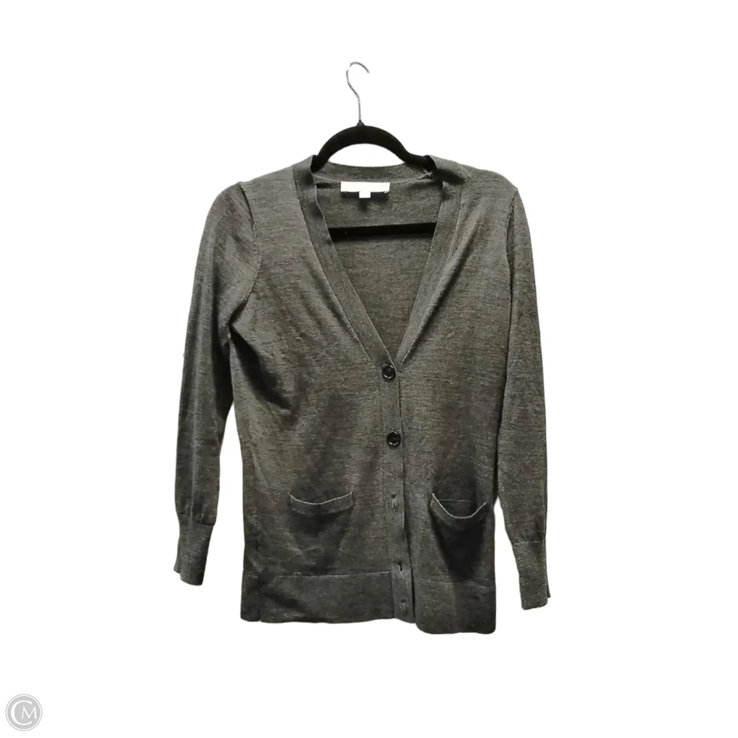 Cardigan By Loft In Grey, Size: Mp