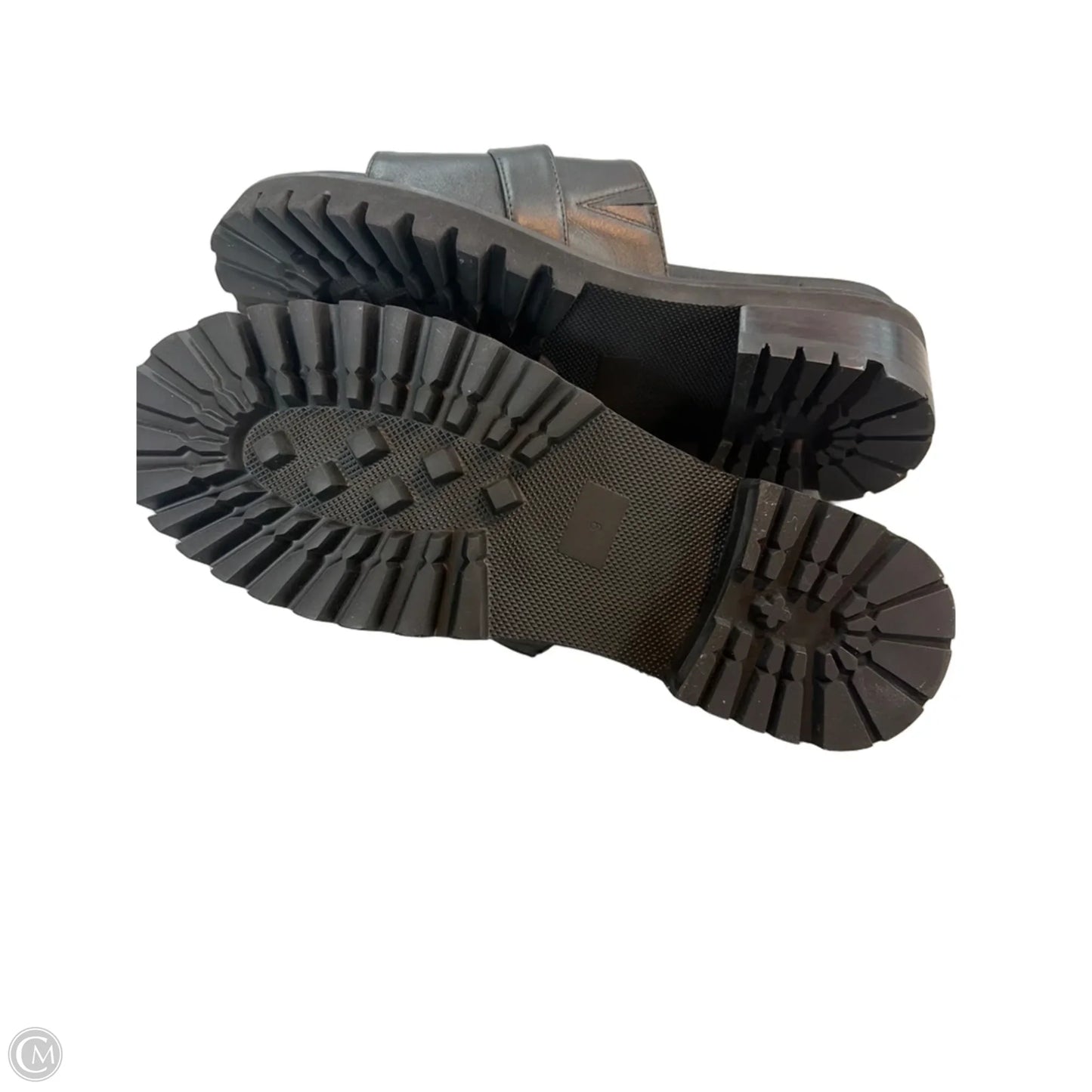 Sandals Flats By Aerosoles In Black, Size: 9
