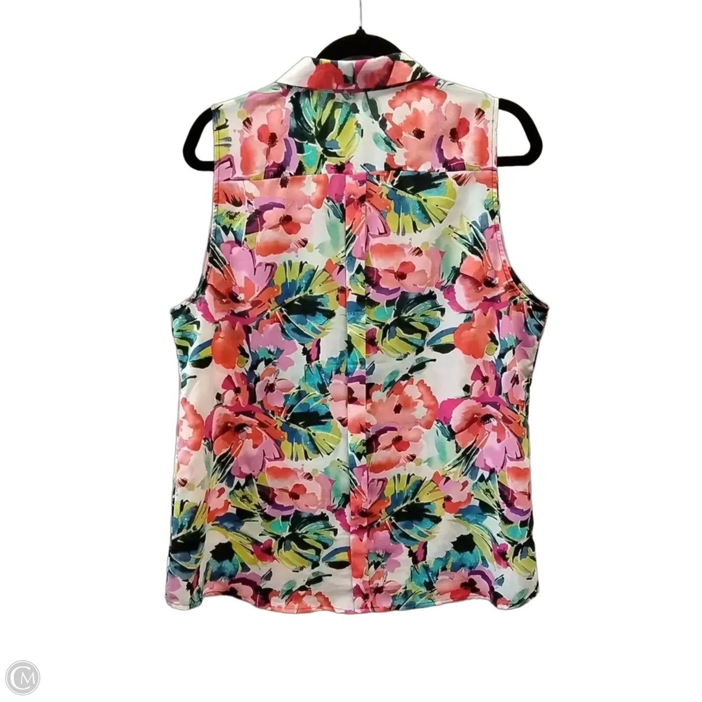 Blouse Sleeveless By Limited In Floral Print, Size: Xl