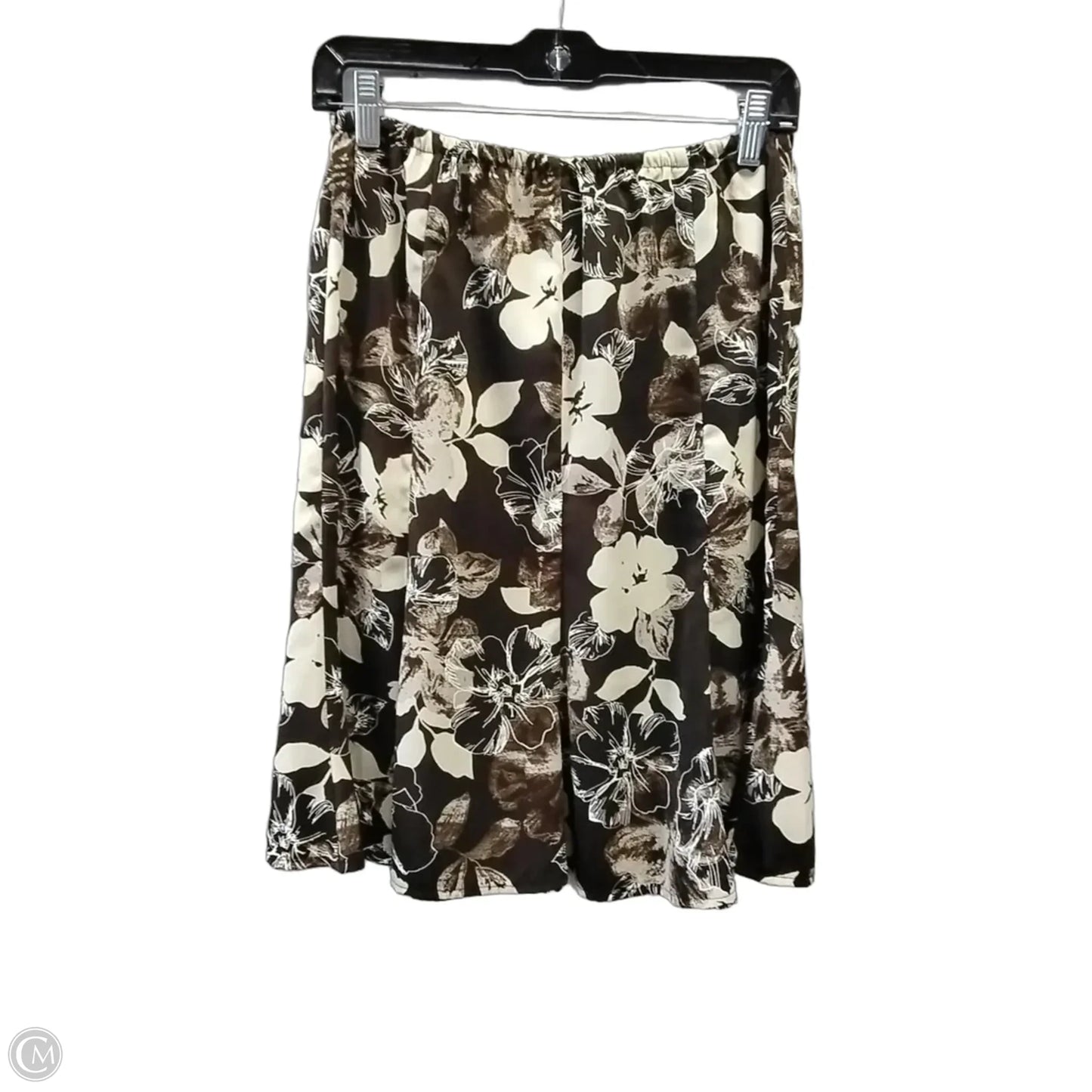 Skirt Suit 2pc By Studio 1 In Brown, Size: 4p