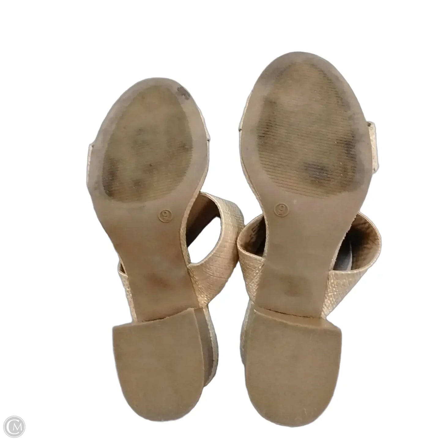 Sandals Heels Block By Lulus In Tan, Size: 9