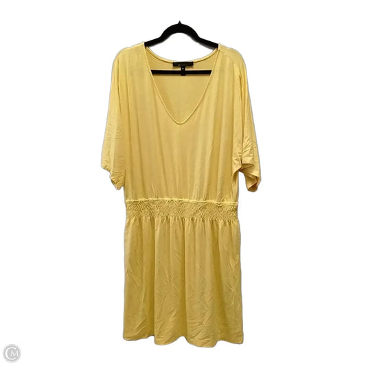 Dress Casual Short By White House Black Market In Yellow, Size: 12