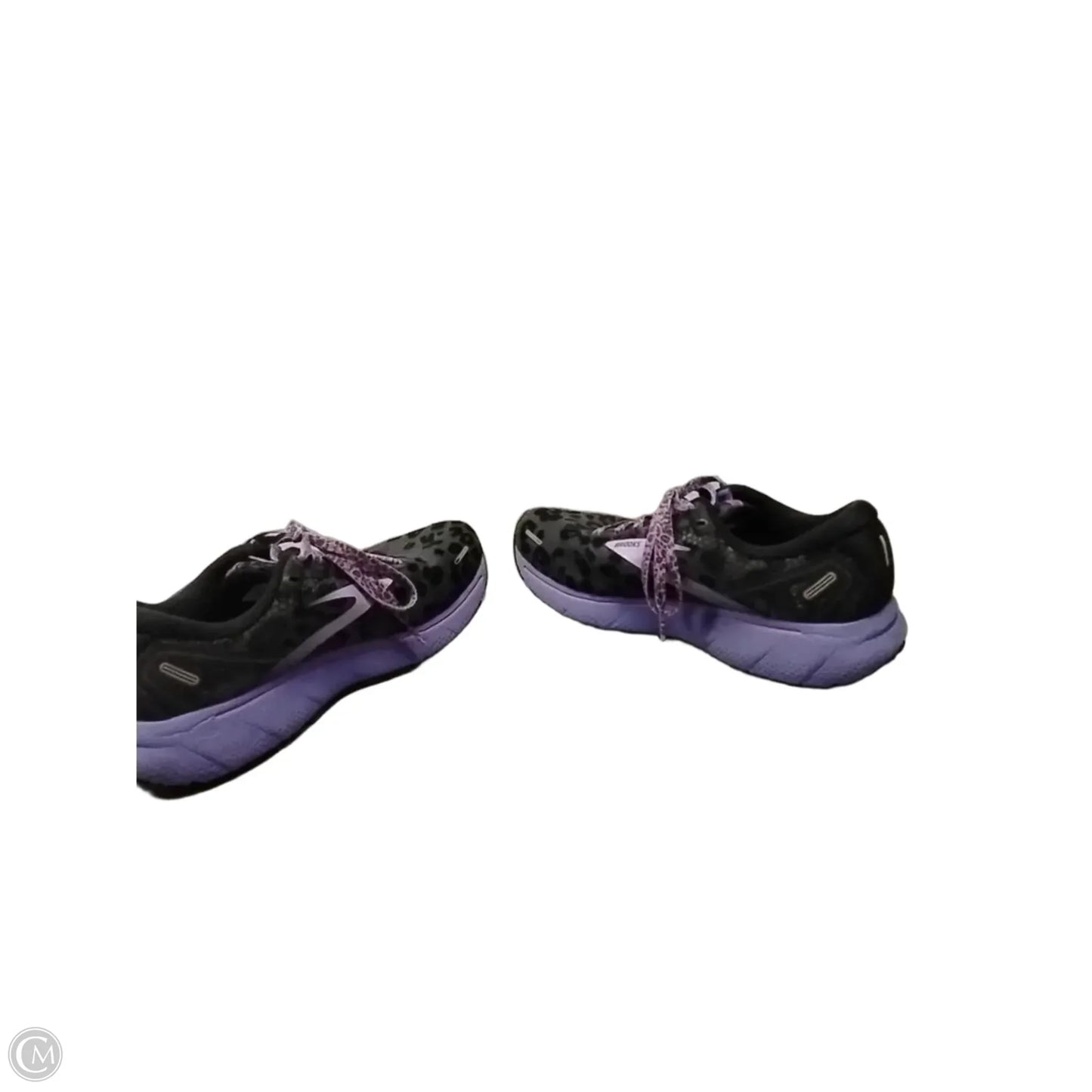Shoes Athletic By Brooks In Black & Purple, Size: 7
