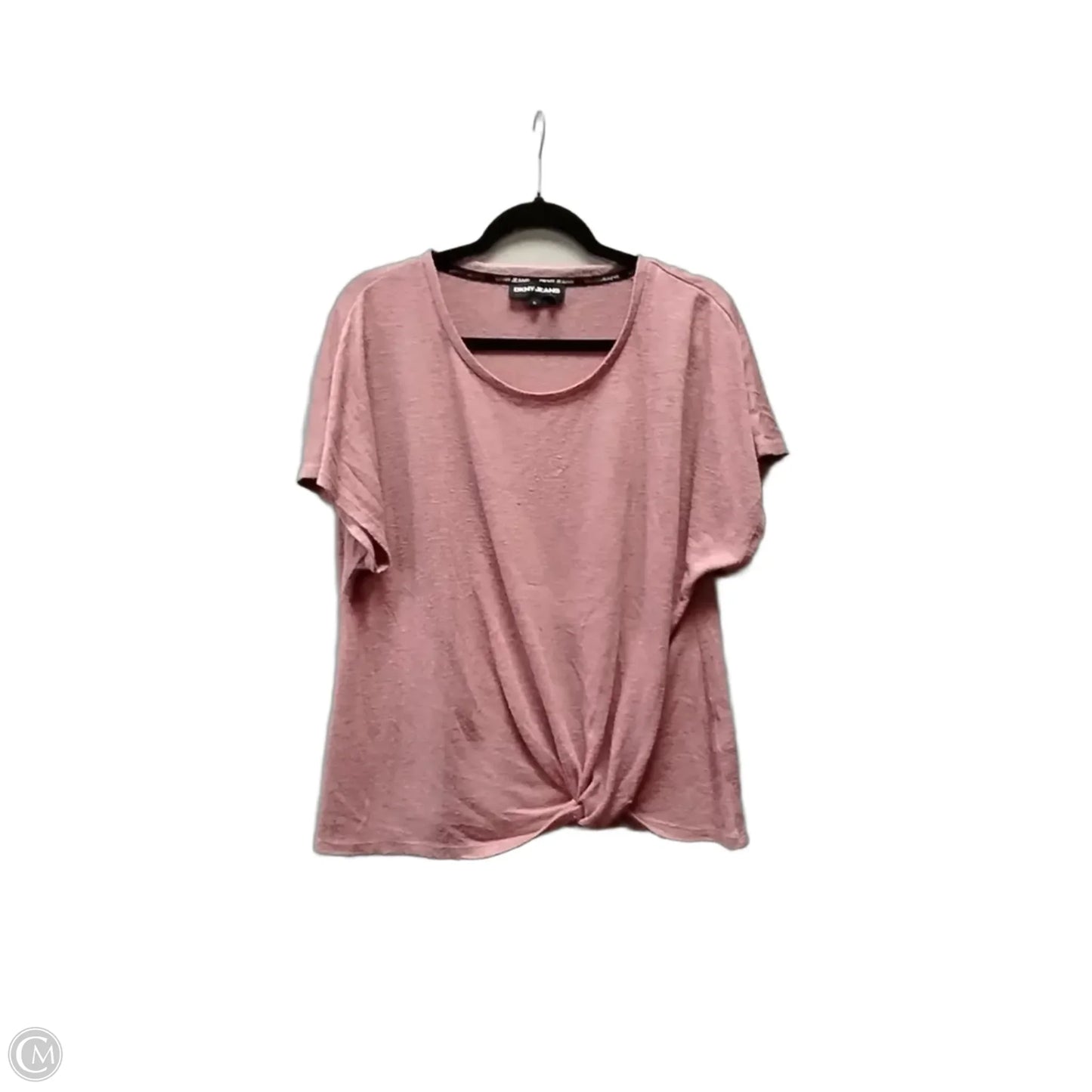 Top Short Sleeve By Dkny In Purple, Size: Xl