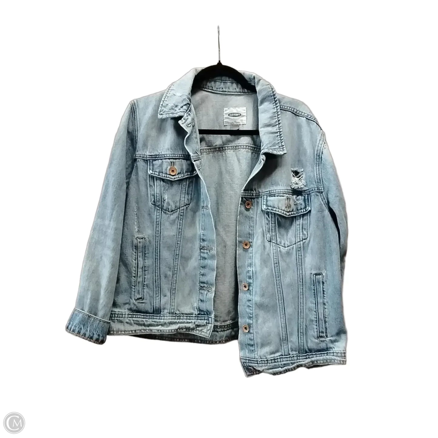 Jacket Denim By Old Navy In Blue Denim, Size: Xl