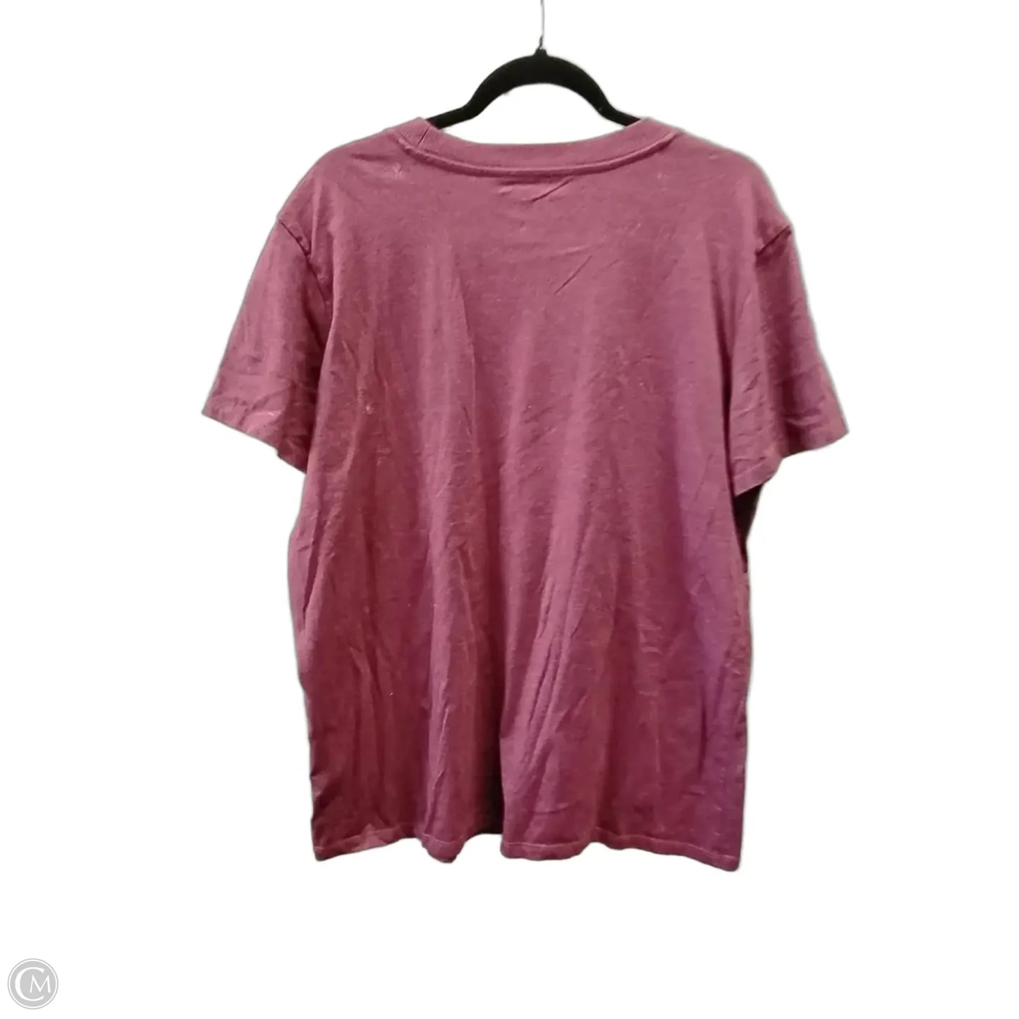 Top Short Sleeve Basic By Cme In Purple, Size: Onesize