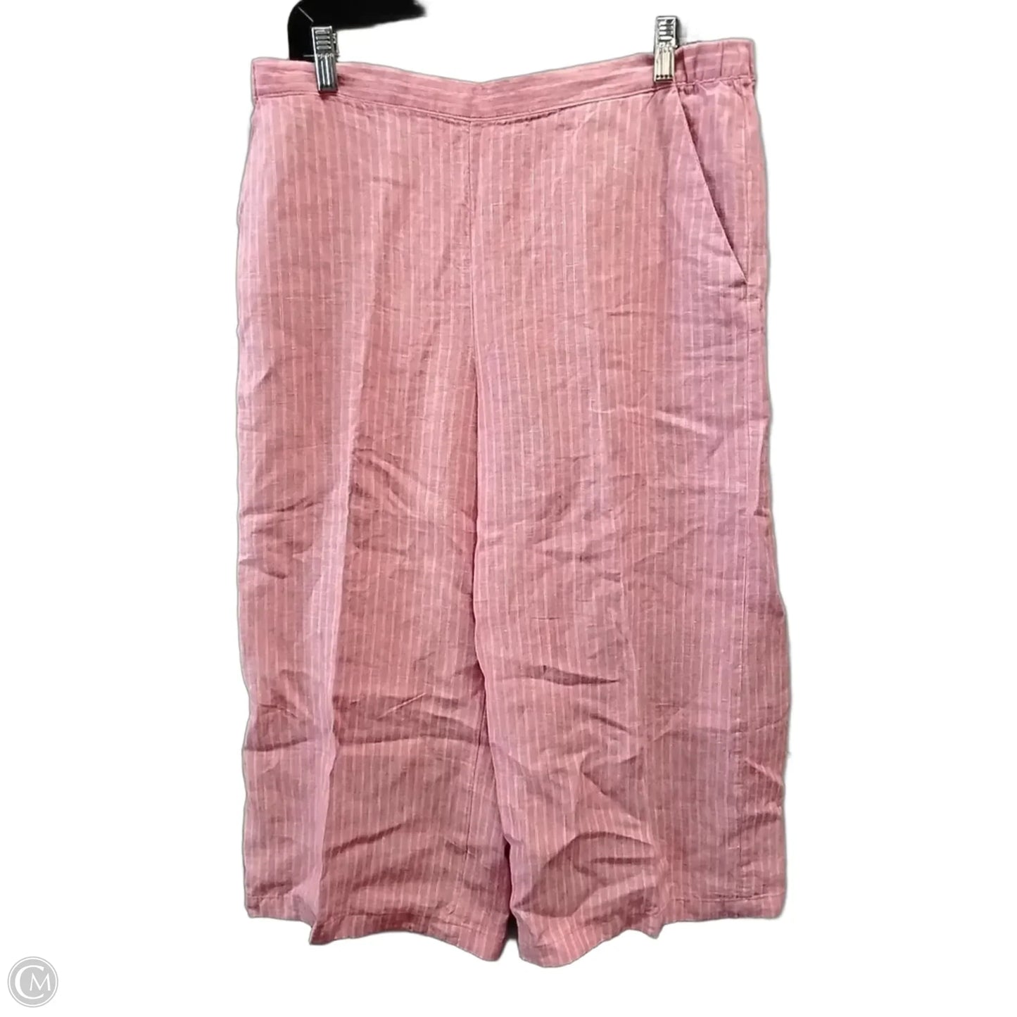 Pants Cropped By Ellen Tracy In Striped Pattern, Size: 12