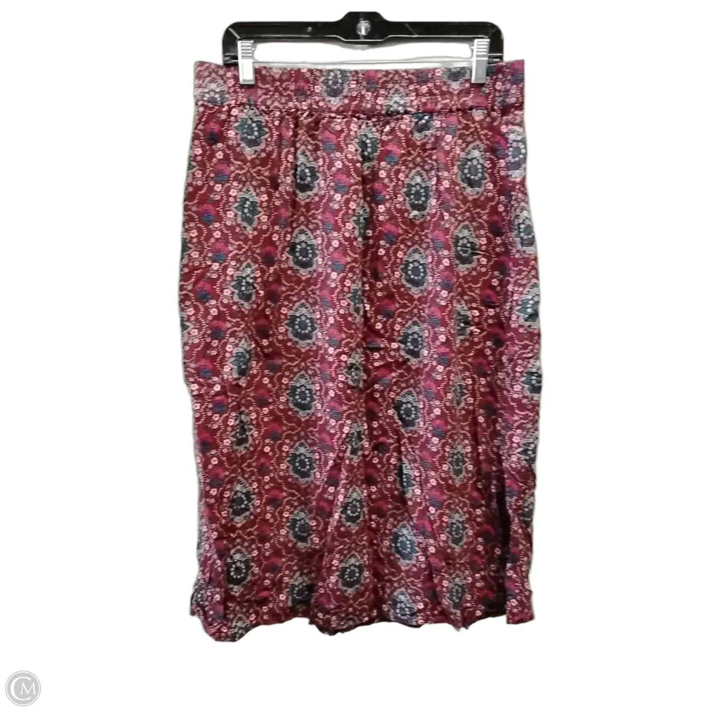 Skirt Maxi By Chelsea 28 In Geometric Pattern, Size: 10