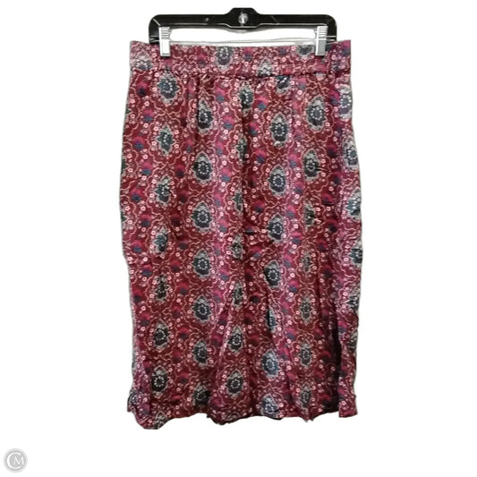 Skirt Maxi By Chelsea 28 In Geometric Pattern, Size: 10