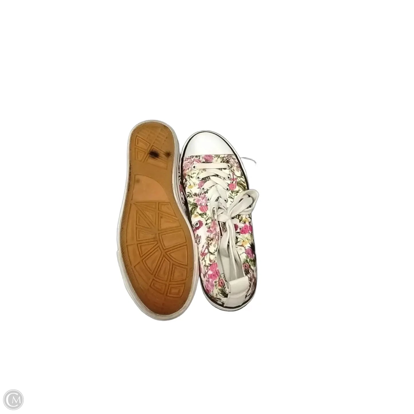 Shoes Sneakers By Cme In Floral Print, Size: 9
