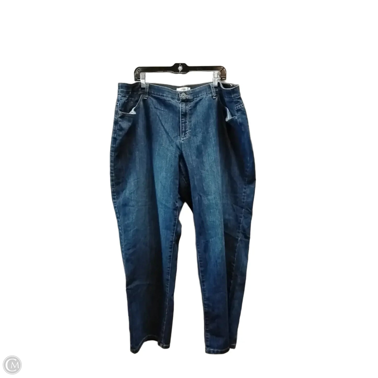 Jeans Wide Leg By Cj Banks In Blue, Size: 24w