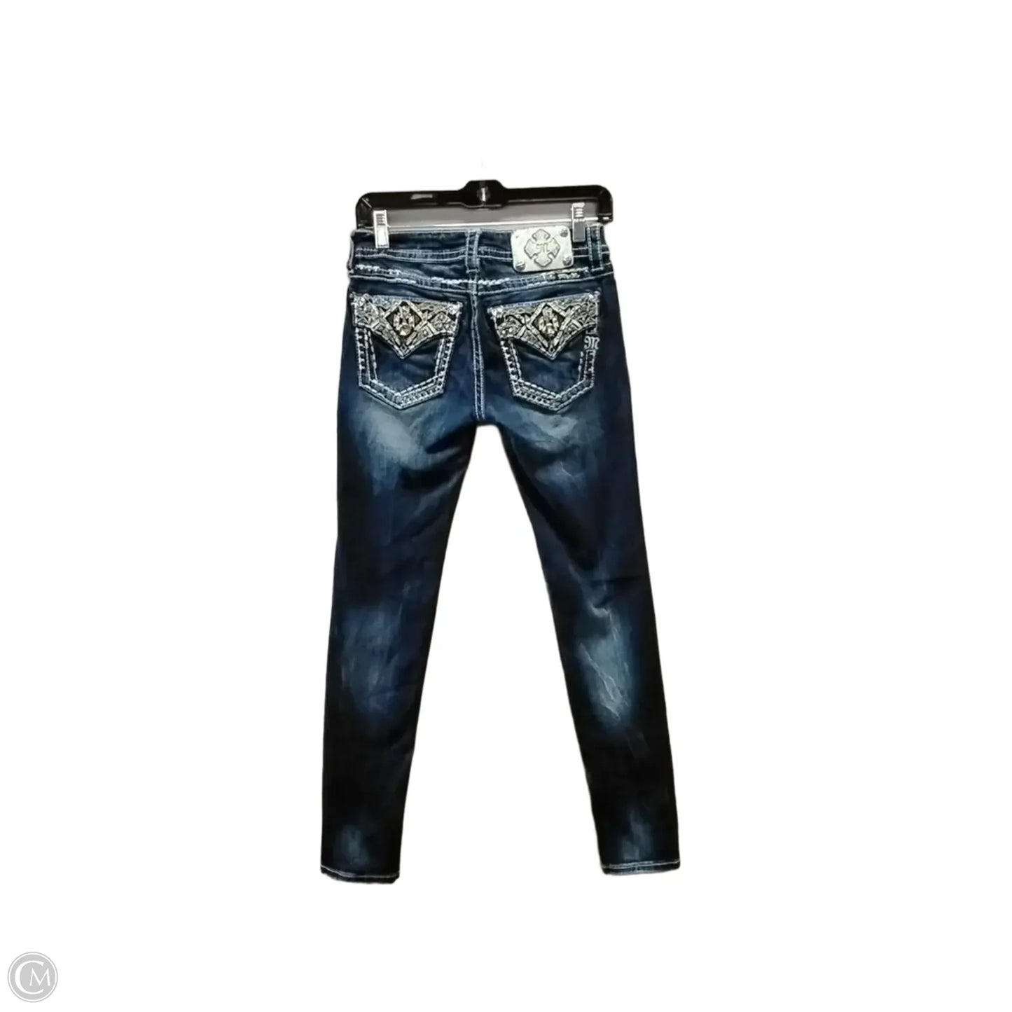 Jeans Skinny By Miss Me In Blue, Size: 4
