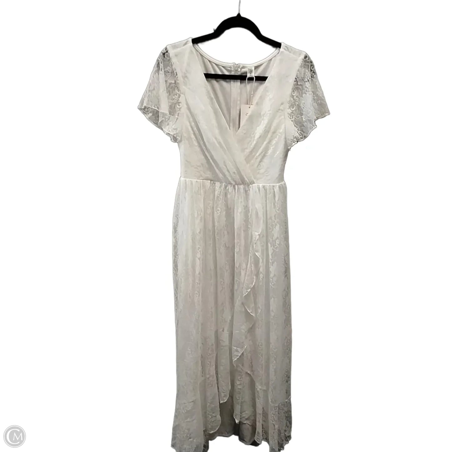 Dress Casual Maxi By Cme In White, Size: 4