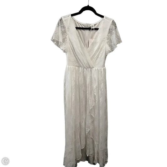 Dress Casual Maxi By Cme In White, Size: 4