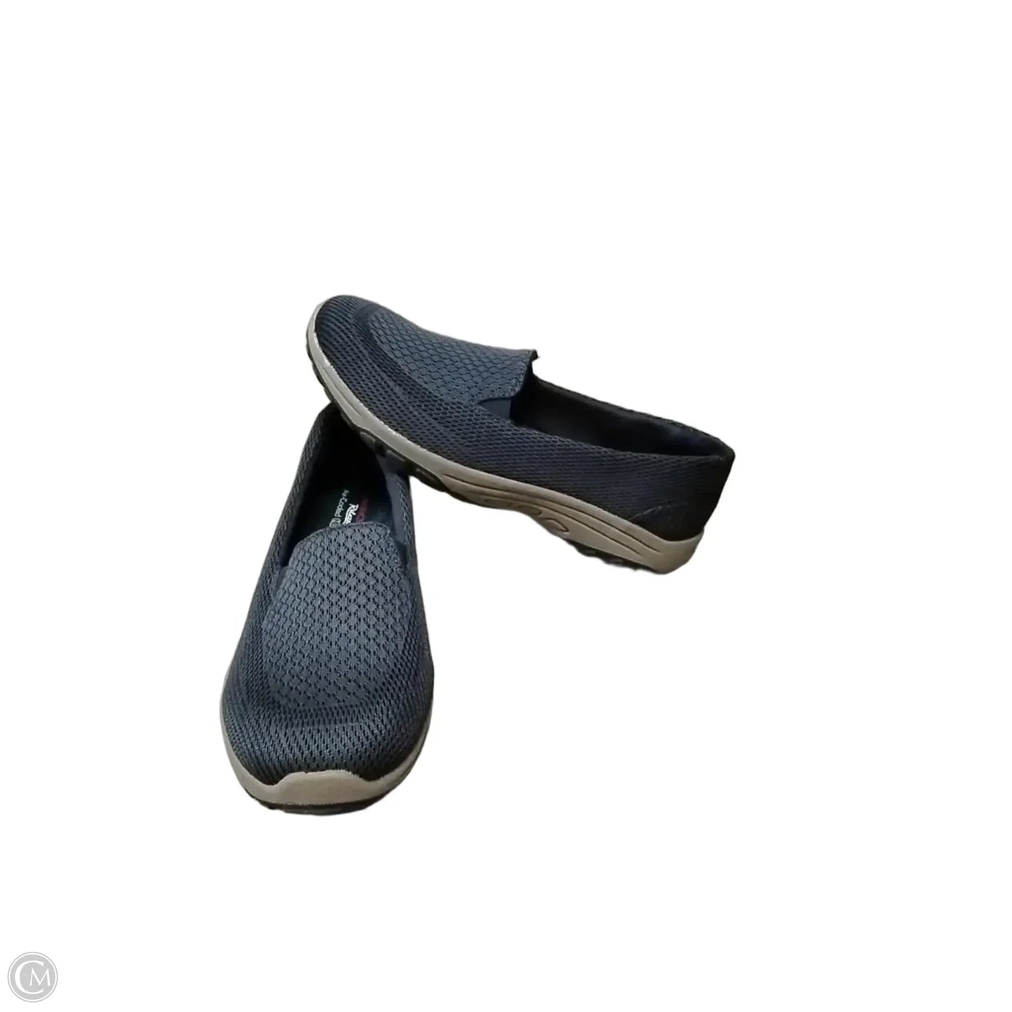 Shoes Flats By Skechers In Blue & Grey, Size: 9