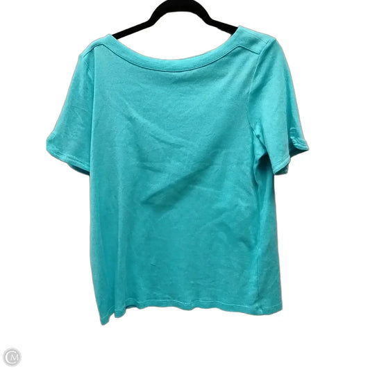 Top Short Sleeve By Chicos In Blue, Size: M