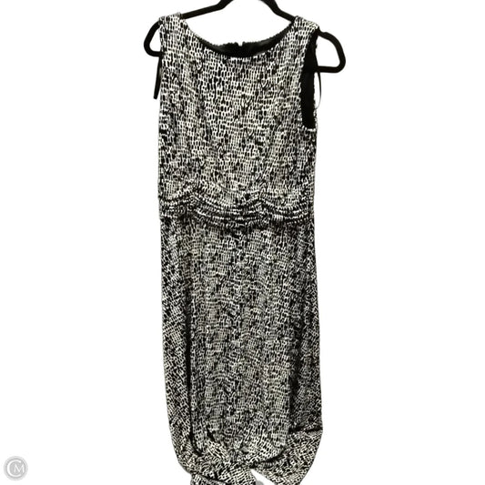 Dress Casual Maxi By Jessica Howard In Black & White, Size: 14
