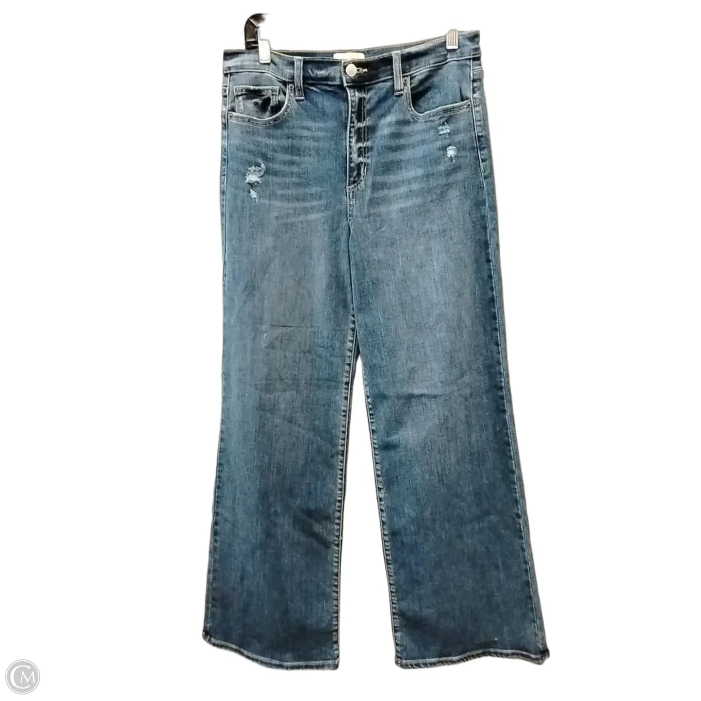 Jeans Wide Leg By Sneak Peek In Blue, Size: 8