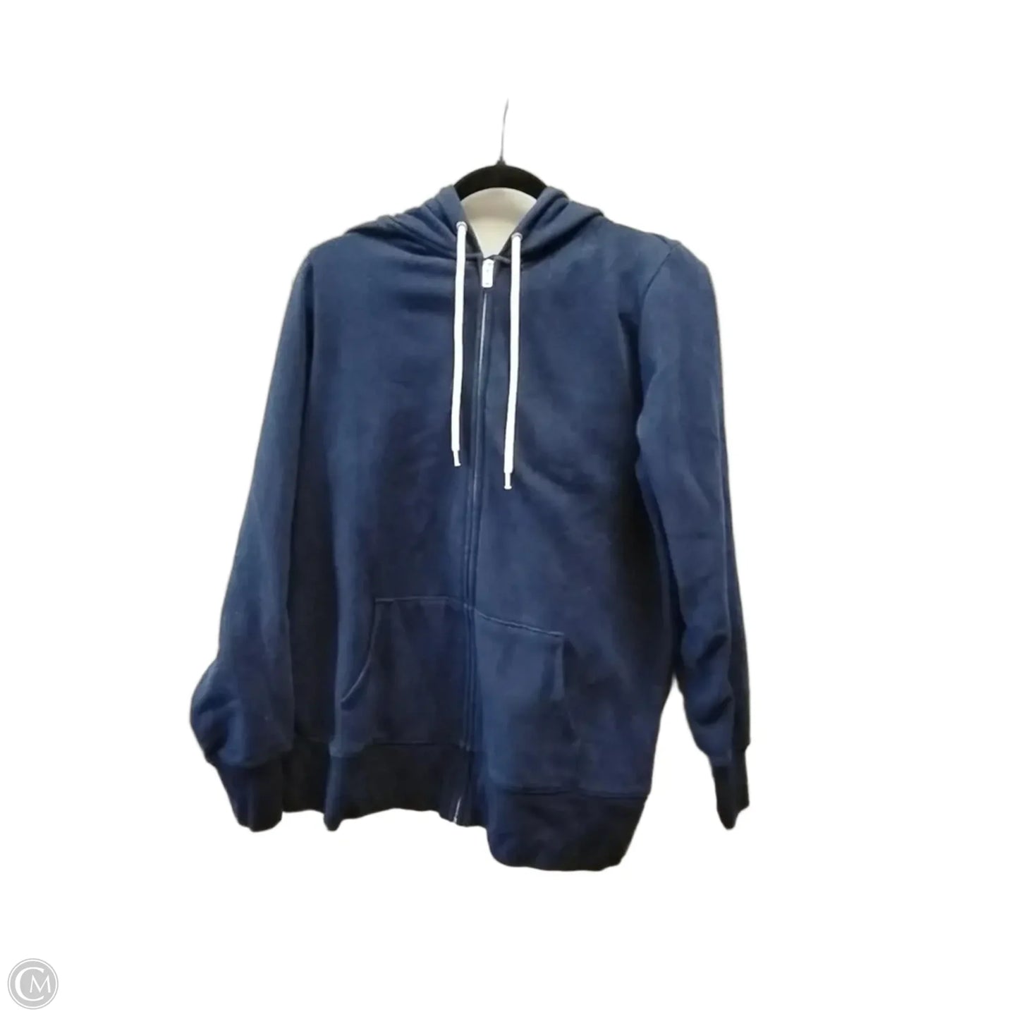 Sweatshirt Hoodie By Gap In Blue, Size: L