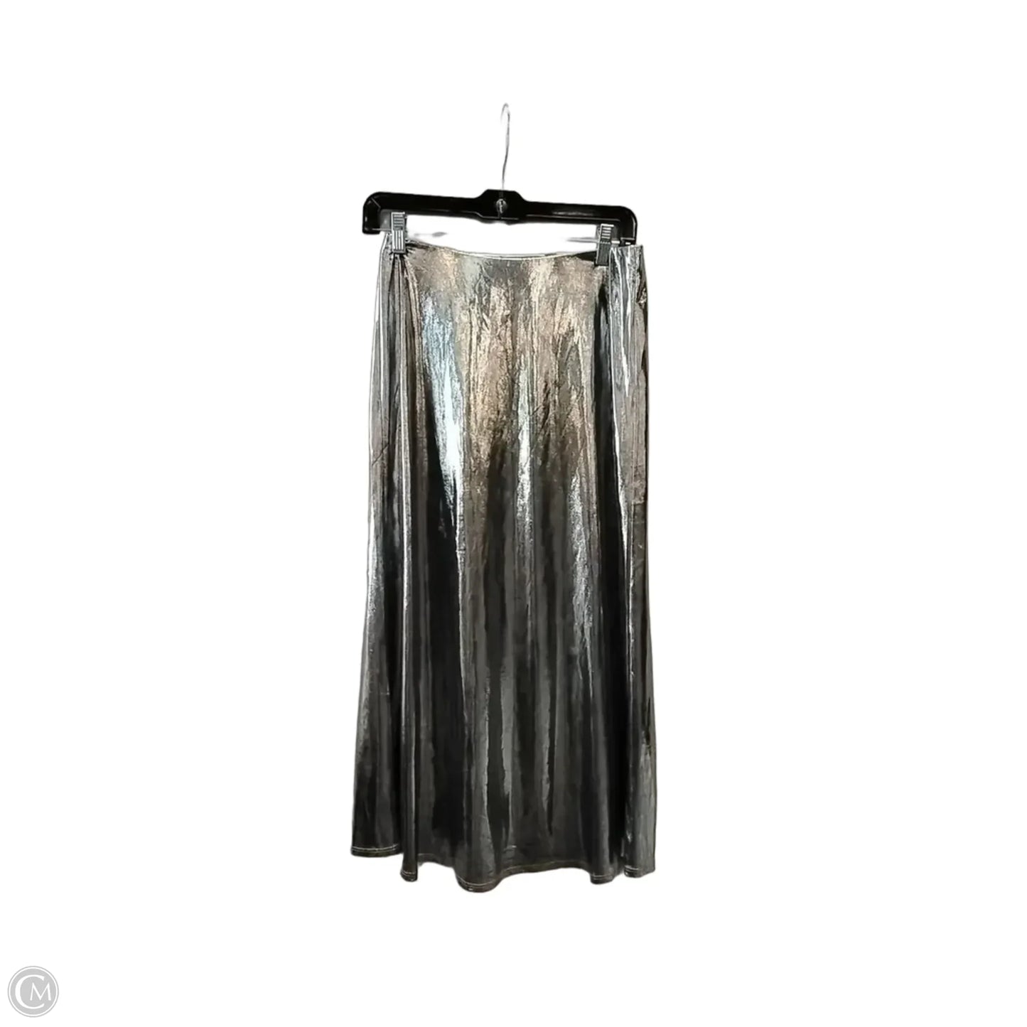 Skirt Maxi By Cme In Silver, Size: S