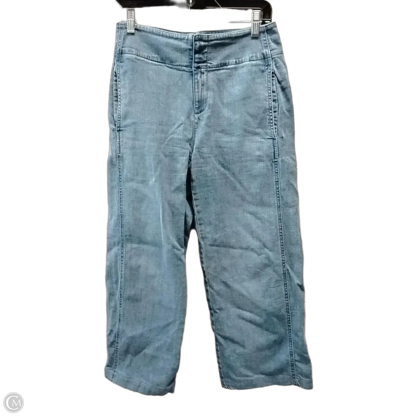Jeans Wide Leg By Eileen Fisher In Blue, Size: S