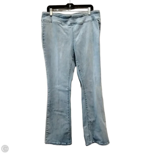Jeans Flared By Dg2 In Blue, Size: 16