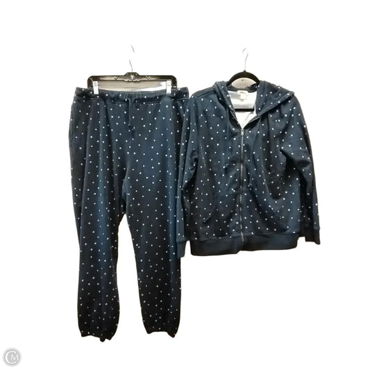 Pants Set 2pc By Style And Company In Blue, Size: Xl
