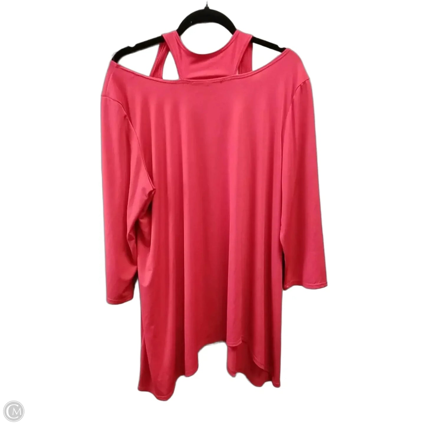 Blouse Short Sleeve By Peck And Peck In Red, Size: Xl