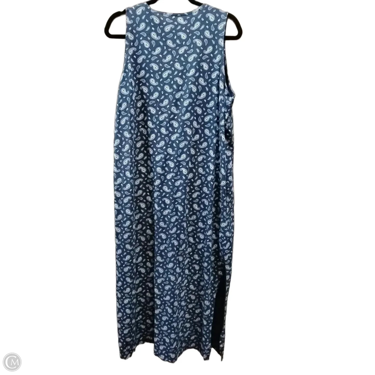 Dress Casual Maxi By Lands End In Paisley Print, Size: 14