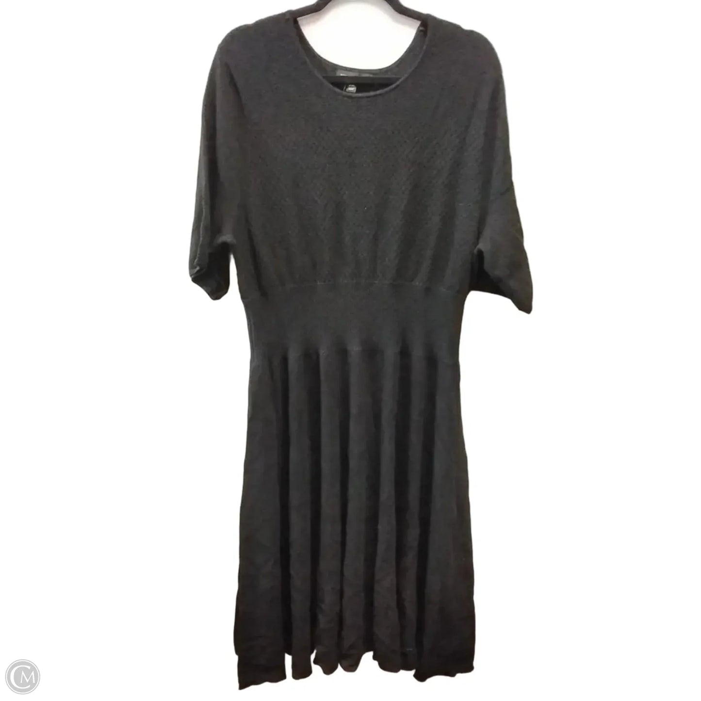 Dress Casual Midi By Banana Republic In Black, Size: 16