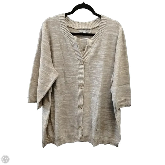 Sweater By Woman Within In Tan, Size: 1x