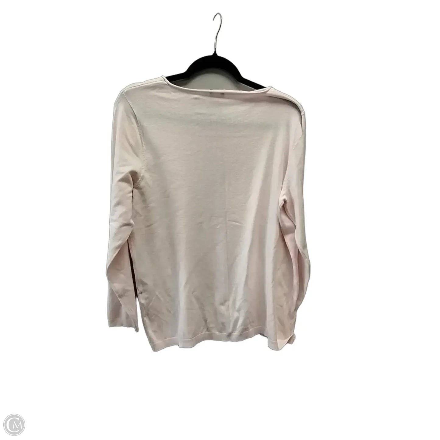 Sweater Cardigan By Chicos In Pink, Size: L