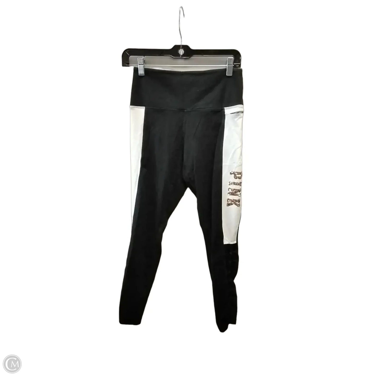 Athletic Leggings By Pinch In Black & White, Size: M