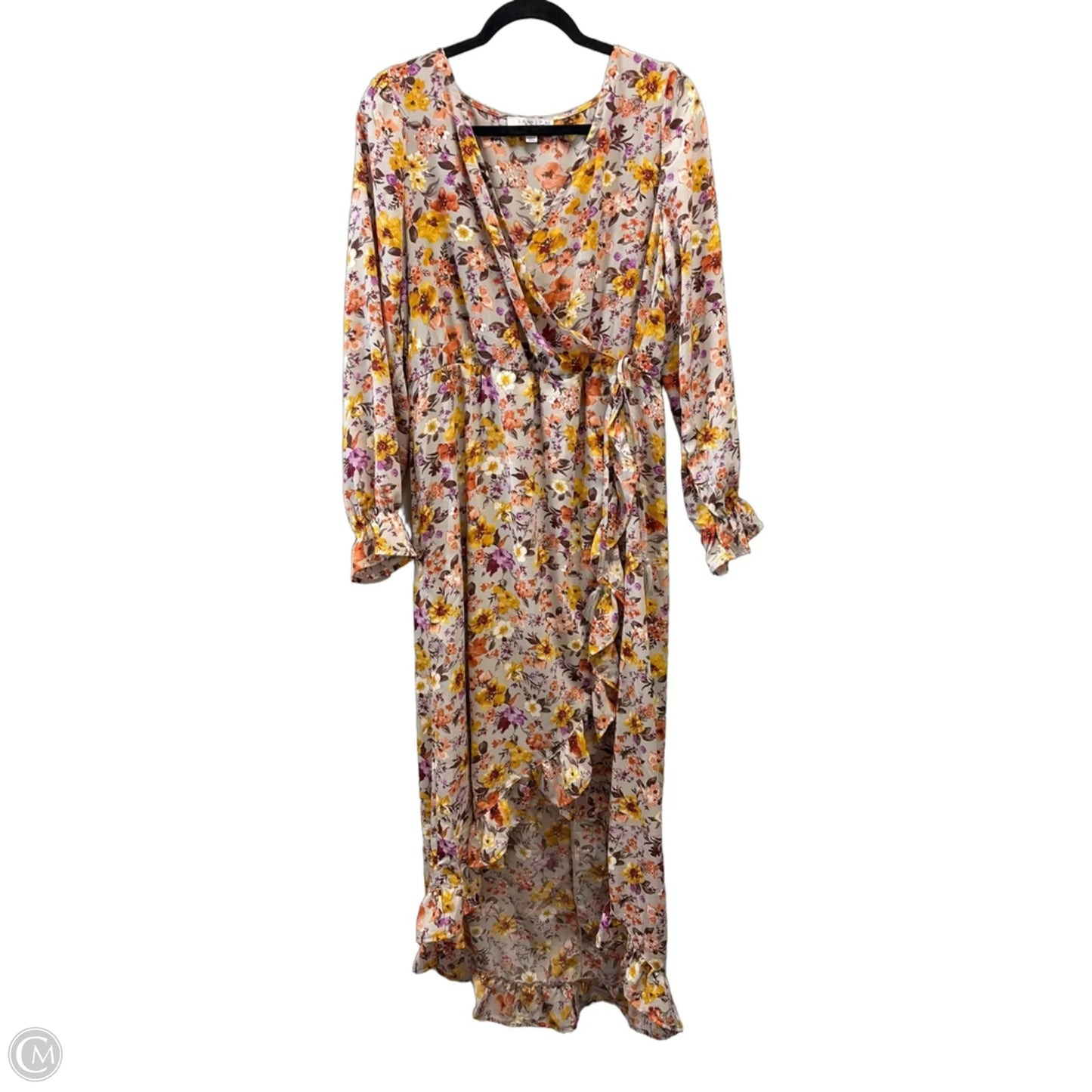 Dress Casual Maxi By Inspired Hearts In Floral Print, Size: 18