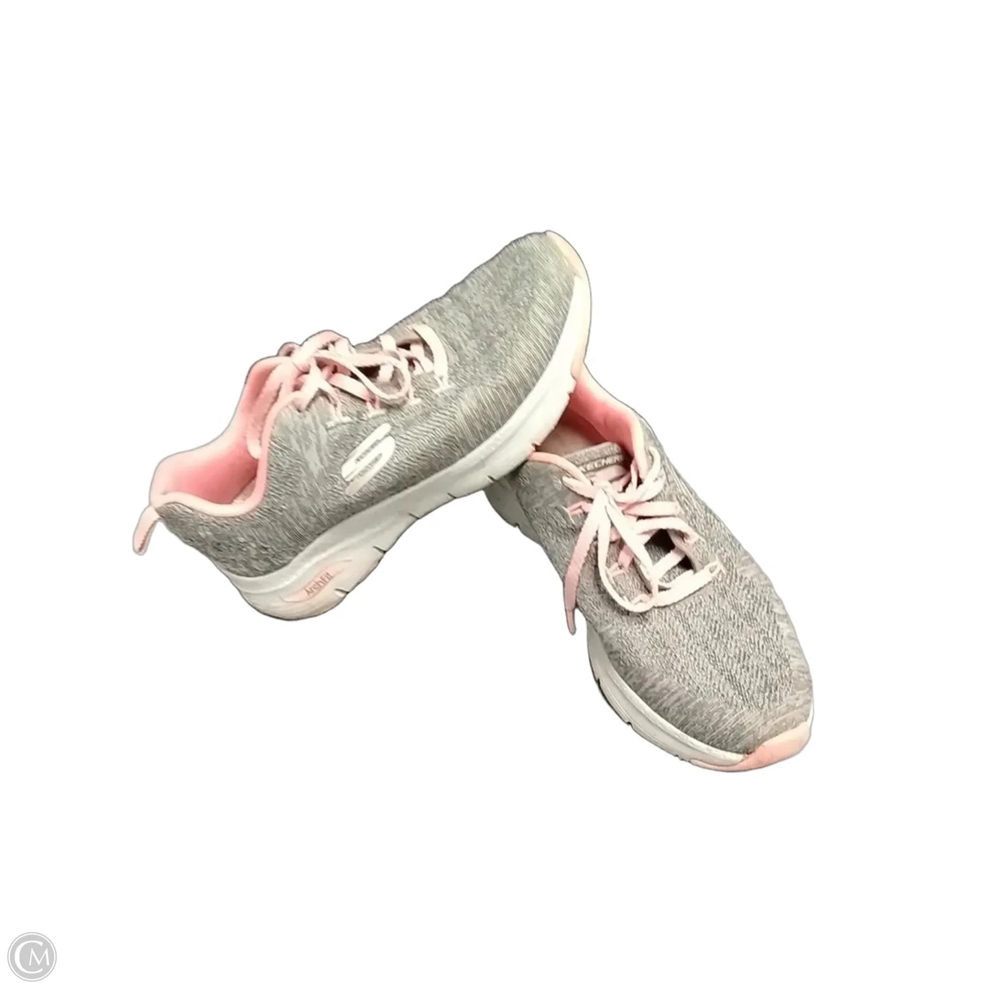 Shoes Sneakers By Skechers In Grey, Size: 6