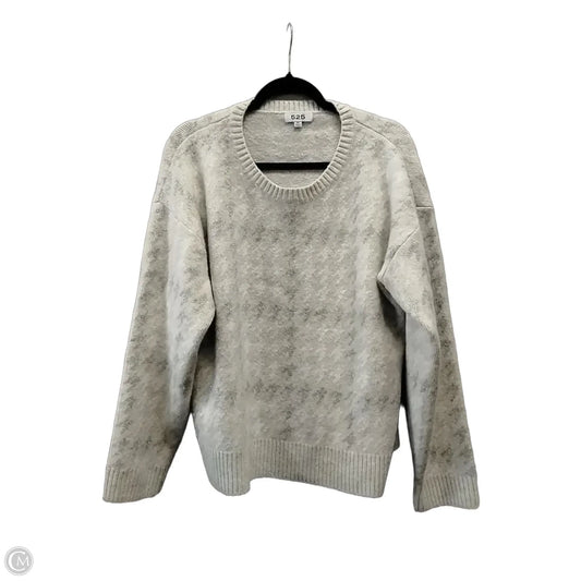 Sweater By 525 In Silver & White, Size: 2x
