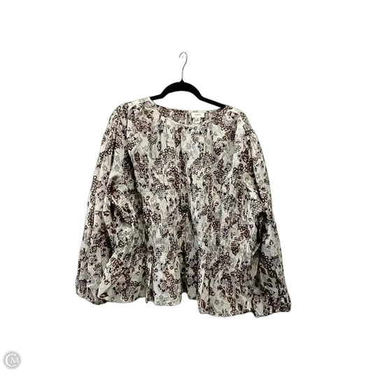 Blouse Long Sleeve By Ana In Multi-colored, Size: 2x