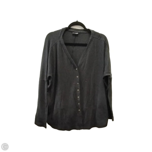 Sweater Cardigan By Ana In Black, Size: Xl