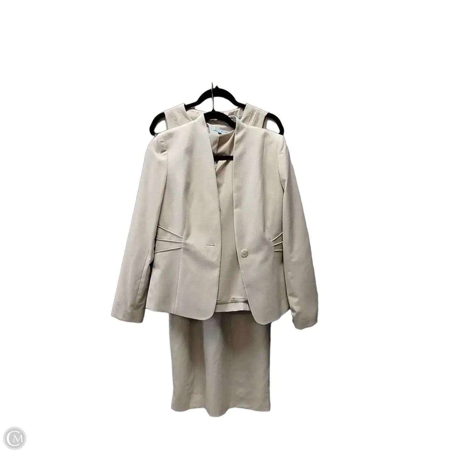 Dress Suit 2pc By Antonio Melani In Tan, Size: 4